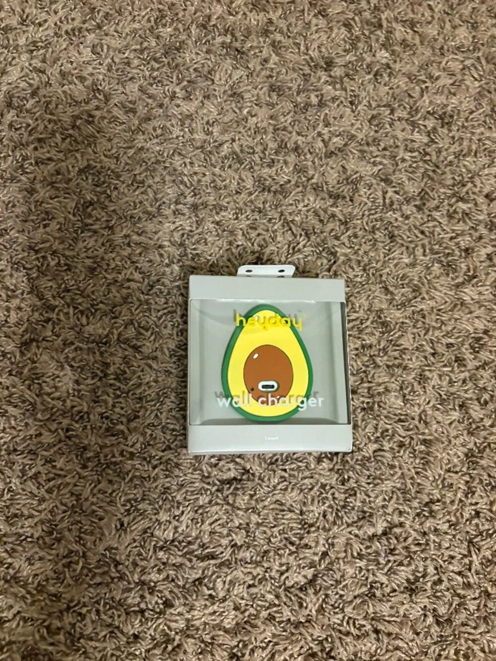 Heyday Avocado Wall Charger USB-C NEW NIB High Charging Speed Up to 15W Novelty